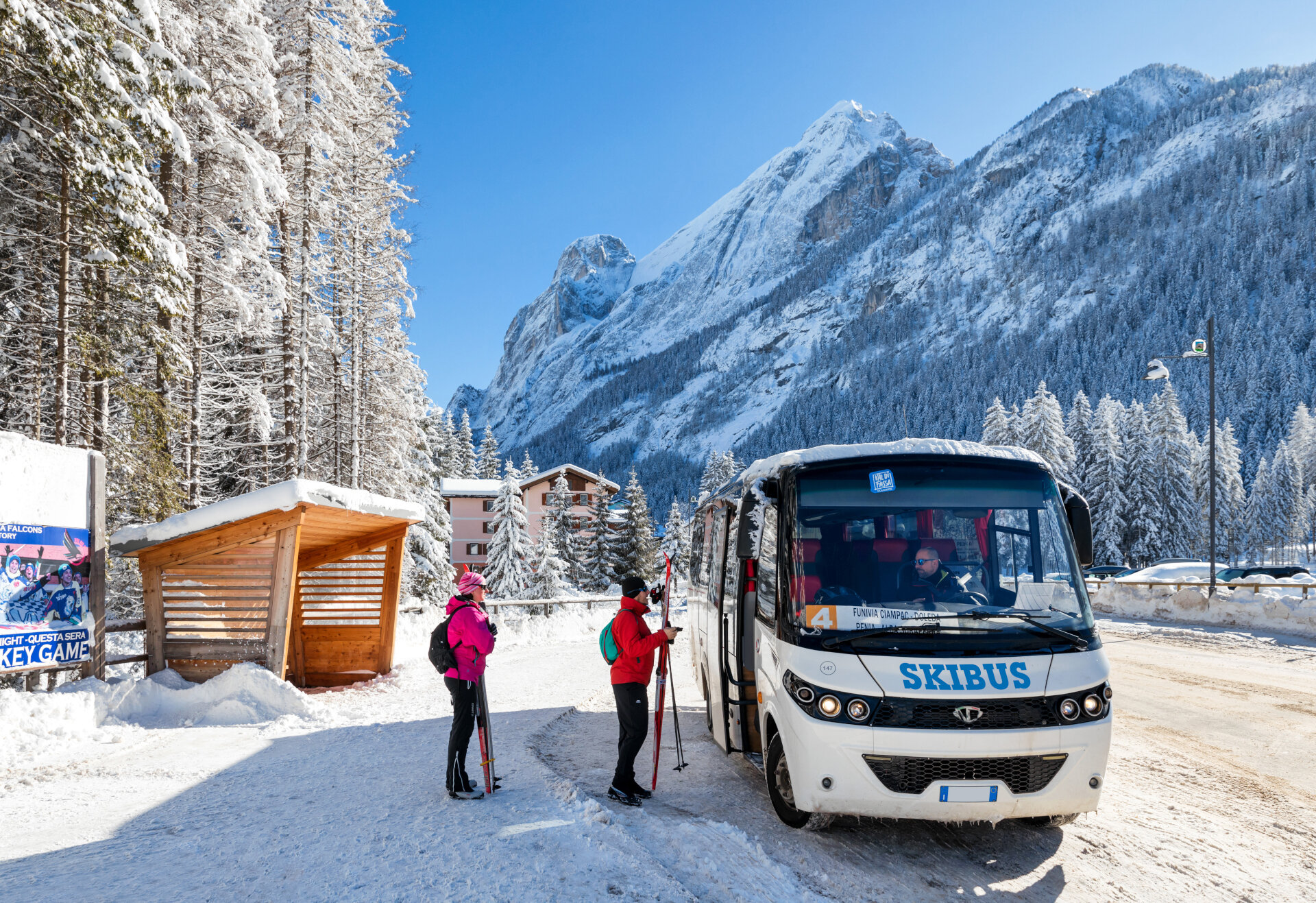 Ski bus service